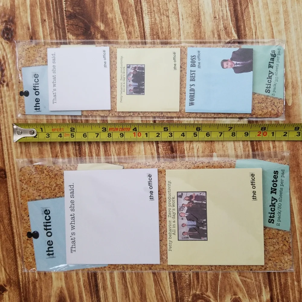 NBC The Office Sticky Notes & Sticky Flags Set Universal Michael Scott Funny